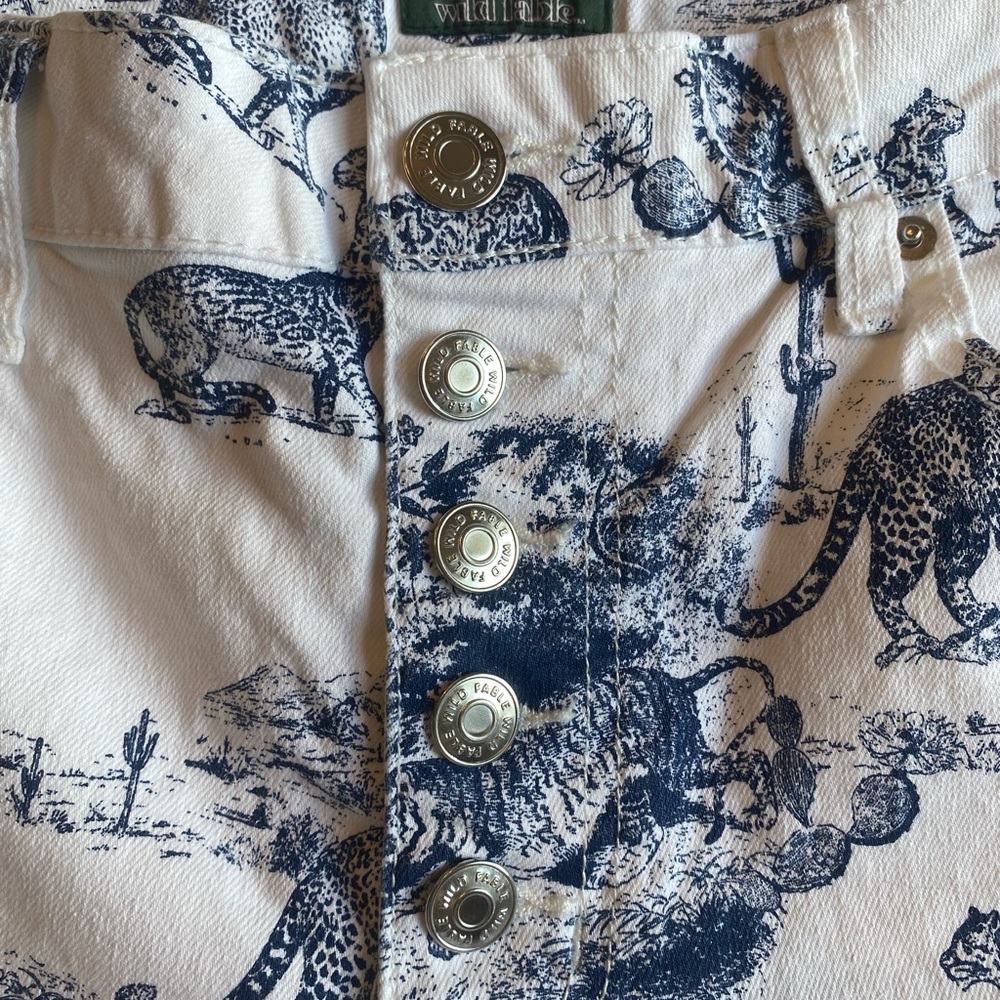 Wild Fable White with Desert Print Skinny Jeans - Picture 9 of 13